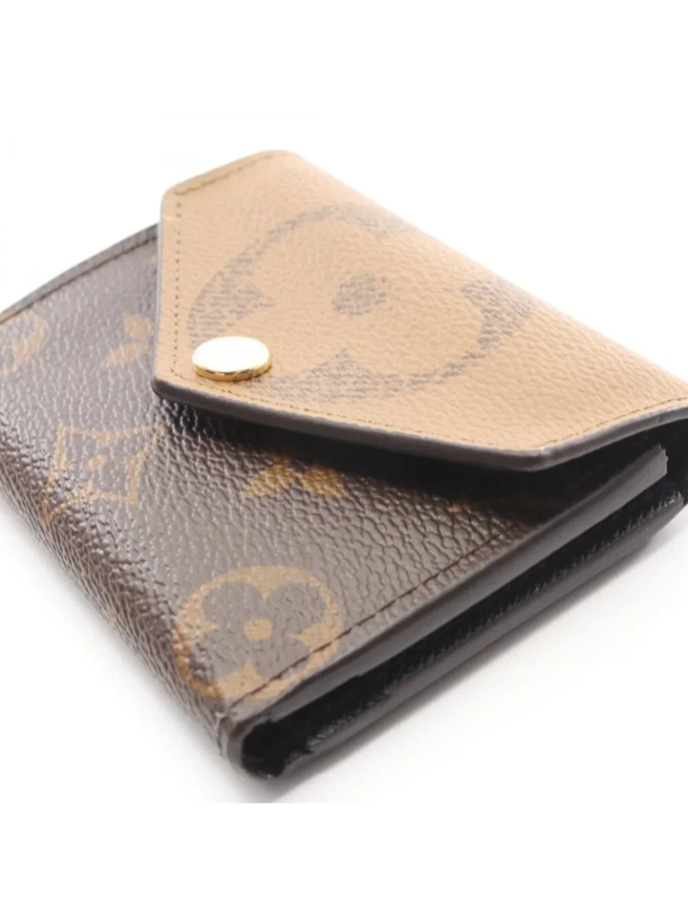 Louis Vuitton Trifold Wallet Portefeuille Zoe Canvas Victorine